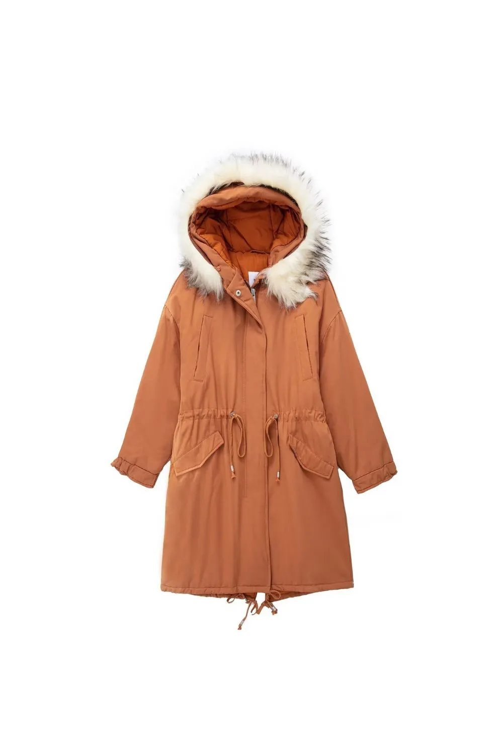 ‘ Levi’ Mid-Length Hooded Parka