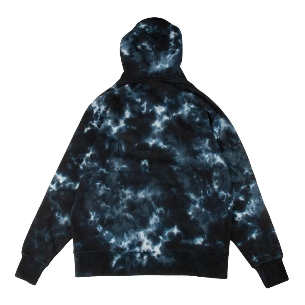 11th Anniversary Mens Tie Dye Raglan Pullover Hoodie