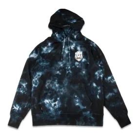 11th Anniversary Mens Tie Dye Raglan Pullover Hoodie