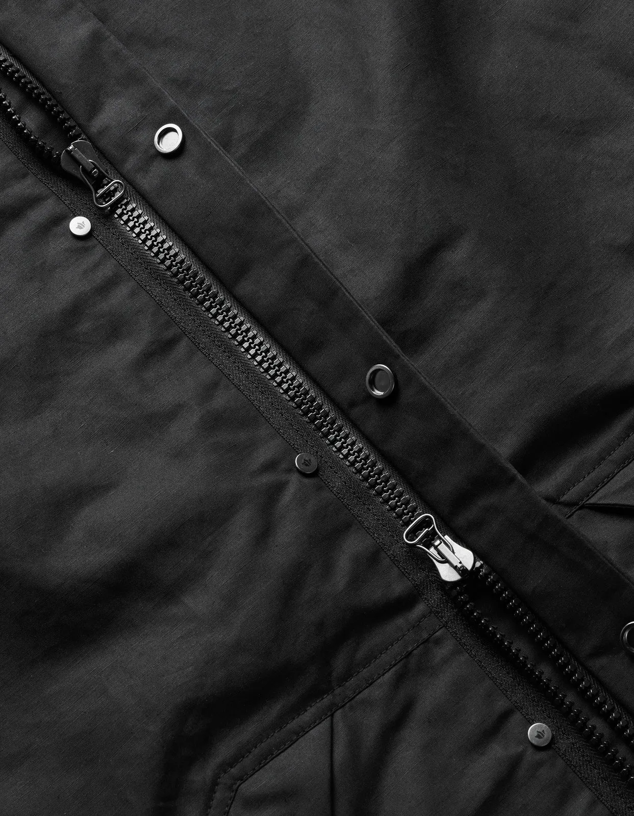 5025 Ventile® Hemp Articulated Parka Black