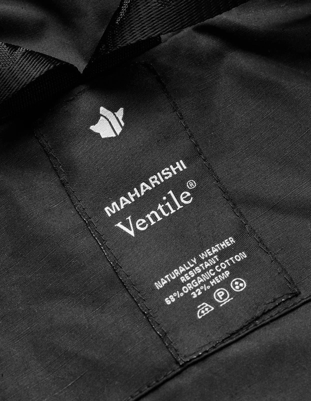 5025 Ventile® Hemp Articulated Parka Black