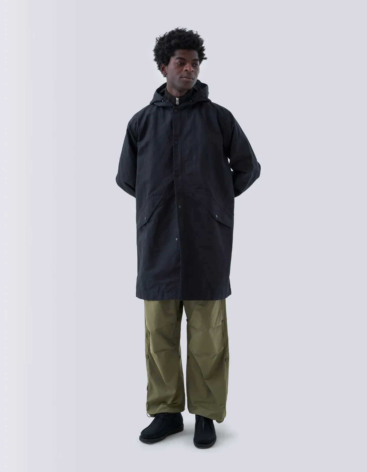 5025 Ventile® Hemp Articulated Parka Black