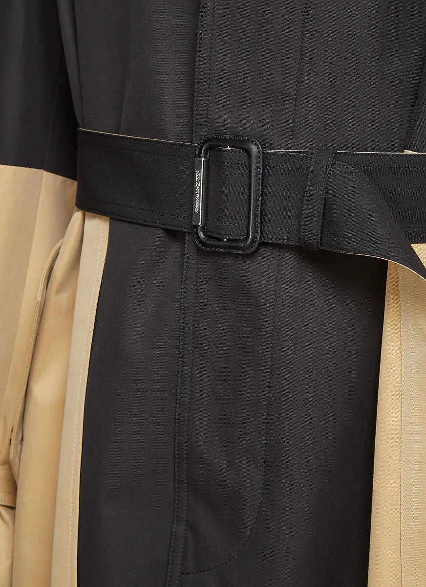 Alexander McQueen Panelled Trench Coat