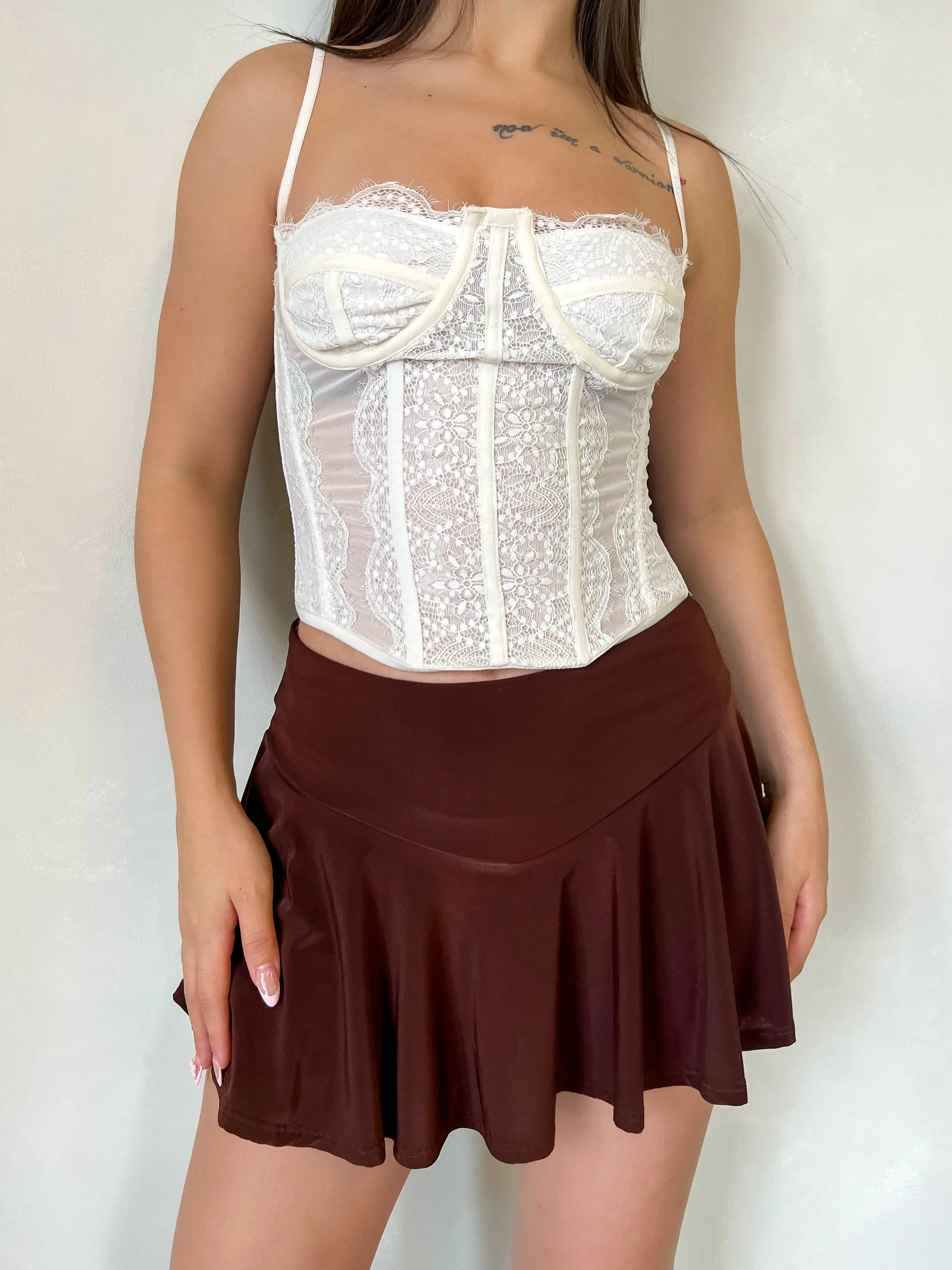 Alyssa Skirt (Brown)