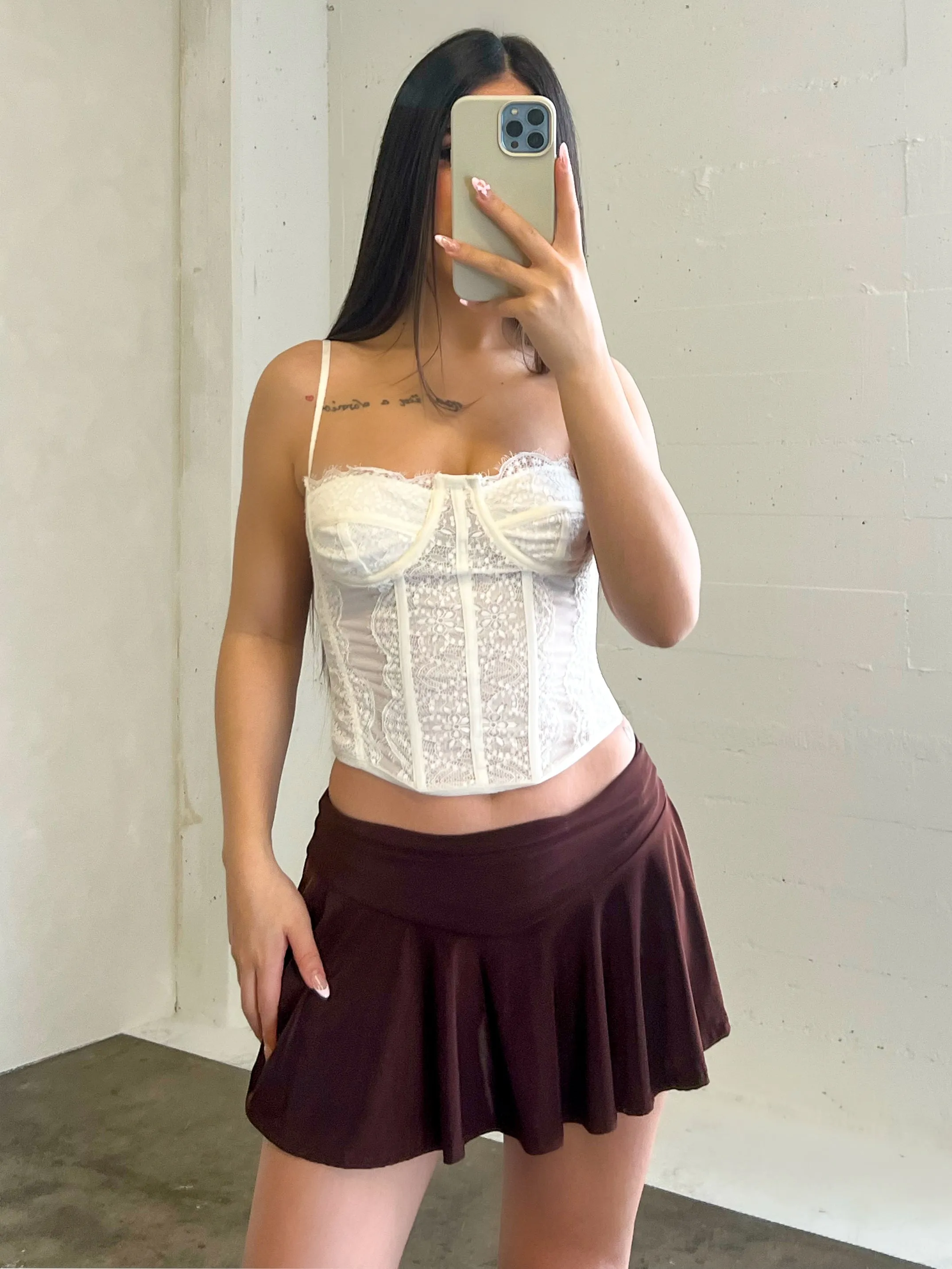 Alyssa Skirt (Brown)