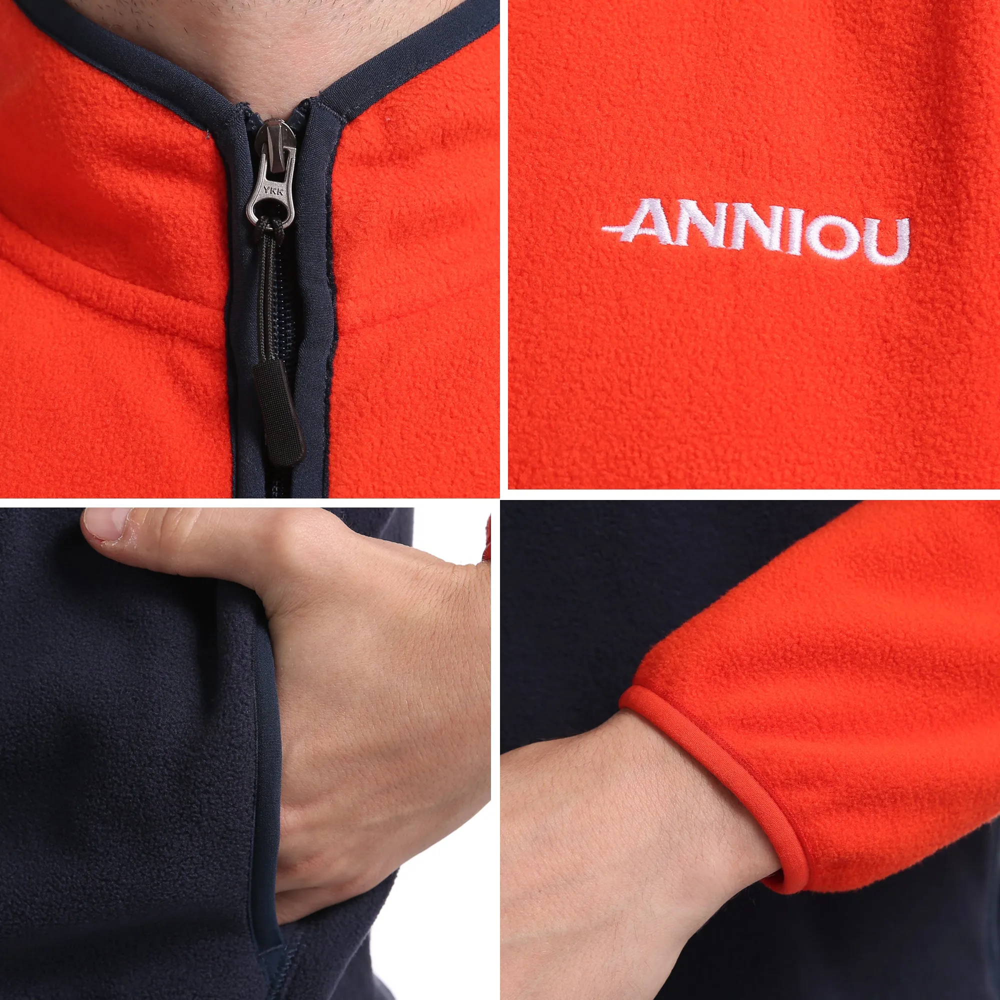 Anniou Men and Women's Polar Fleece Sweatshirt