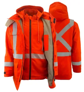 ATLAS Arc Flash Fire Retardant 3-In-1 Parka - 4022OR- 1/CS