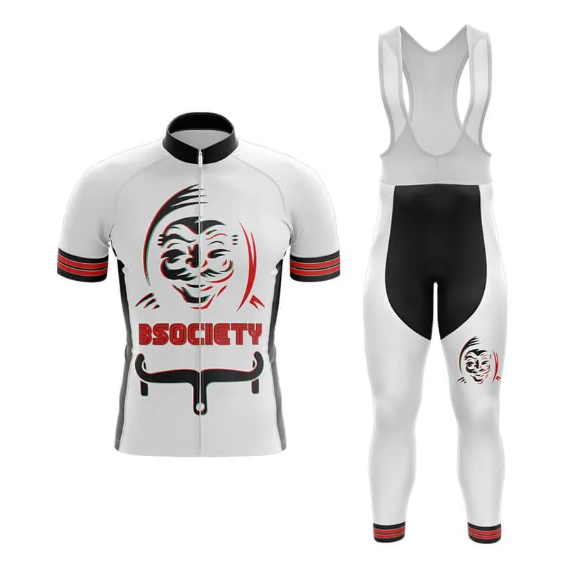 B Society (V2) (White) Club Cycling Kit