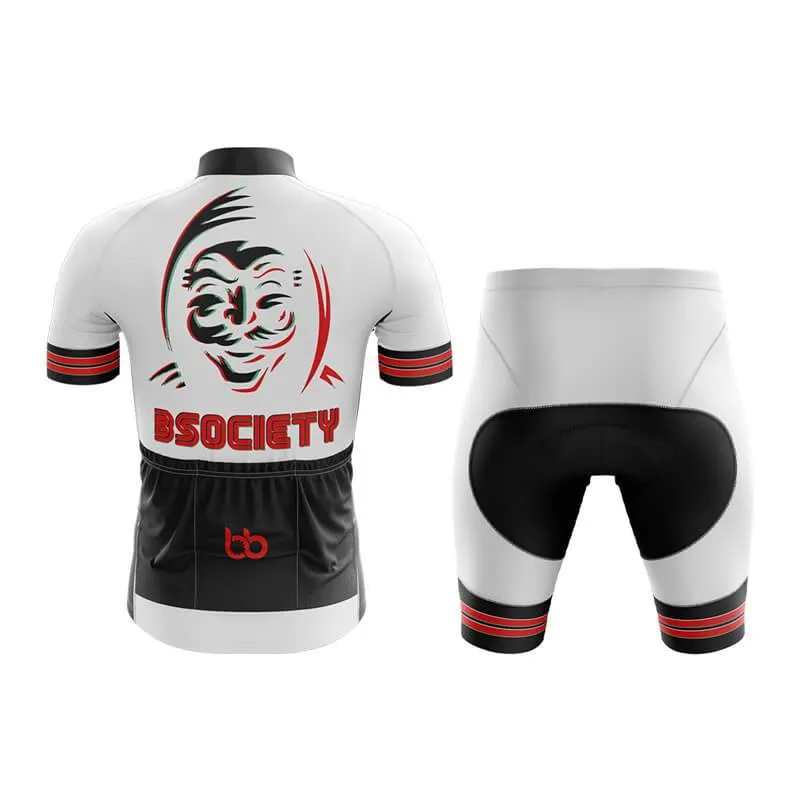 B Society (V2) (White) Club Cycling Kit