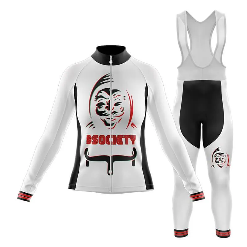 B Society (V2) (White) Club Cycling Kit