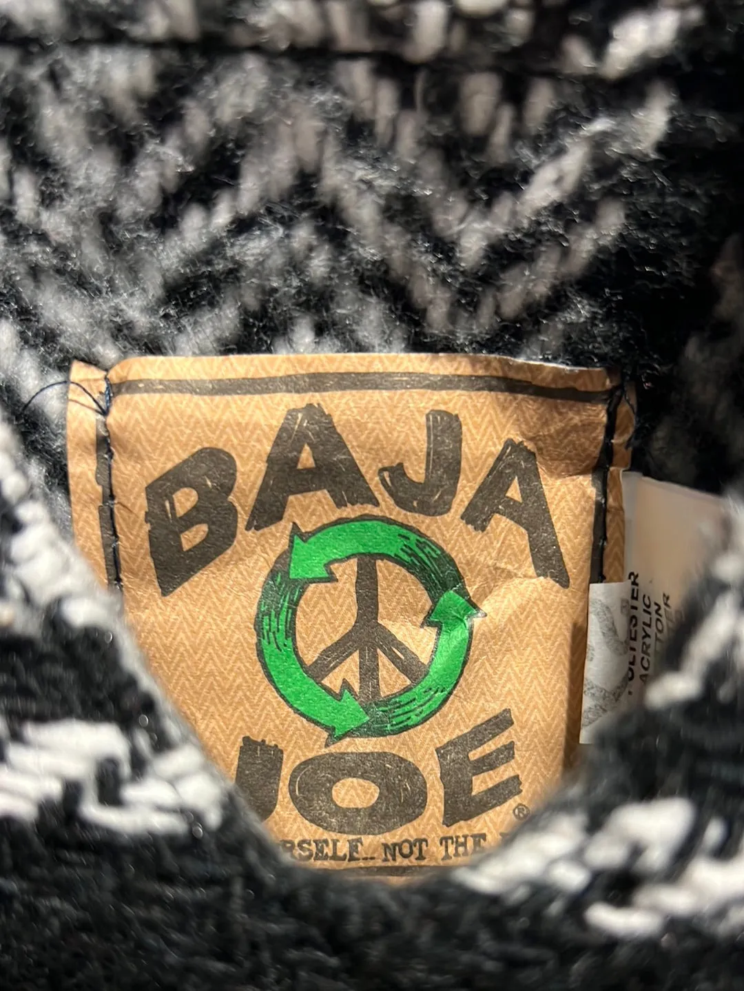 Baja Joe Hoodie -Black And White - Top Seller!