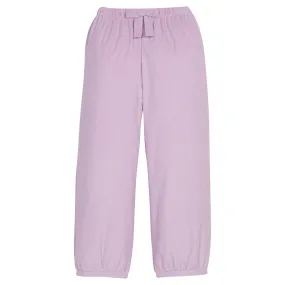 Banded Bow Pants - Lavender Corduroy