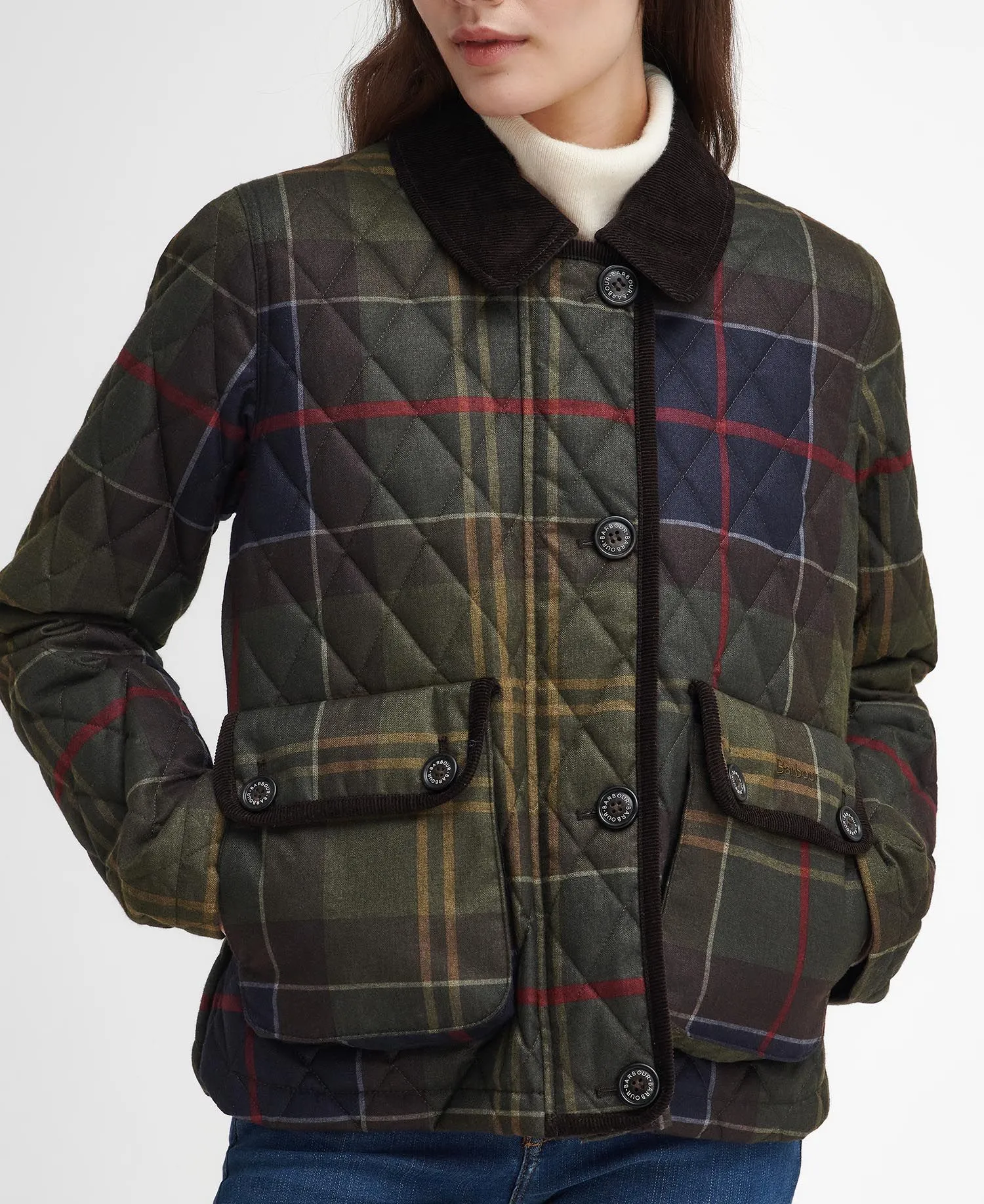 Barbour Women's Loudon Tartan Quilted Jacket - Classic Tartan