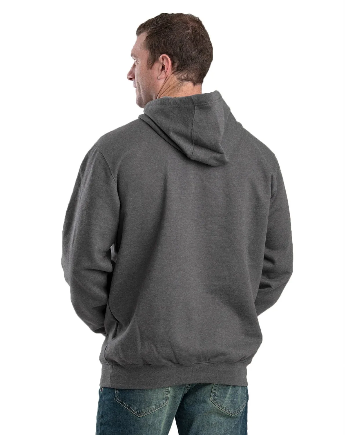 Berne Mens Tundra Pullover Graphite Hoodie