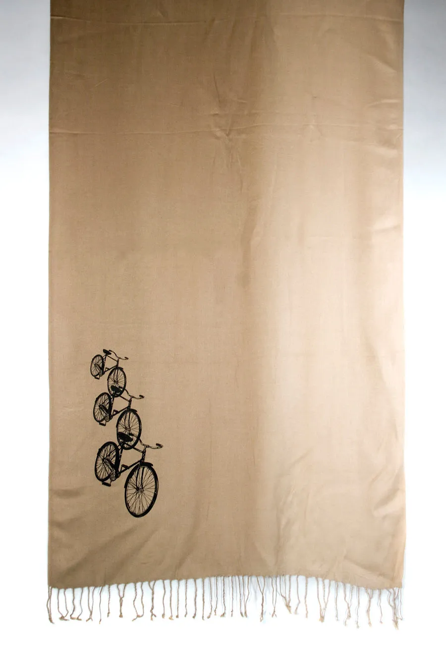 Bicycle Scarf. Triple Cruiser pashmina.