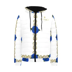 BLUE ROSES LCC Men's Padded Hooded Jacket