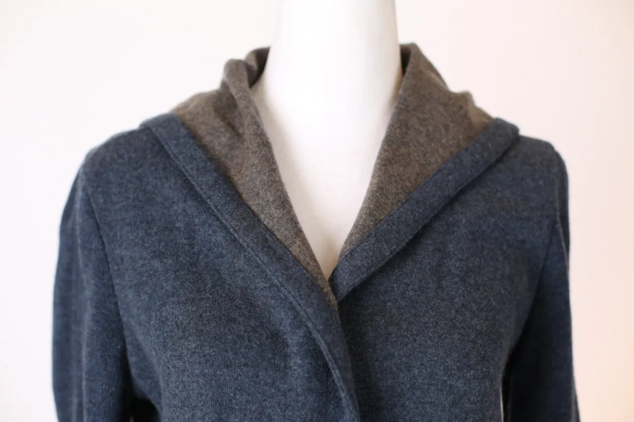 Cashmere Dress Coat Hoodie