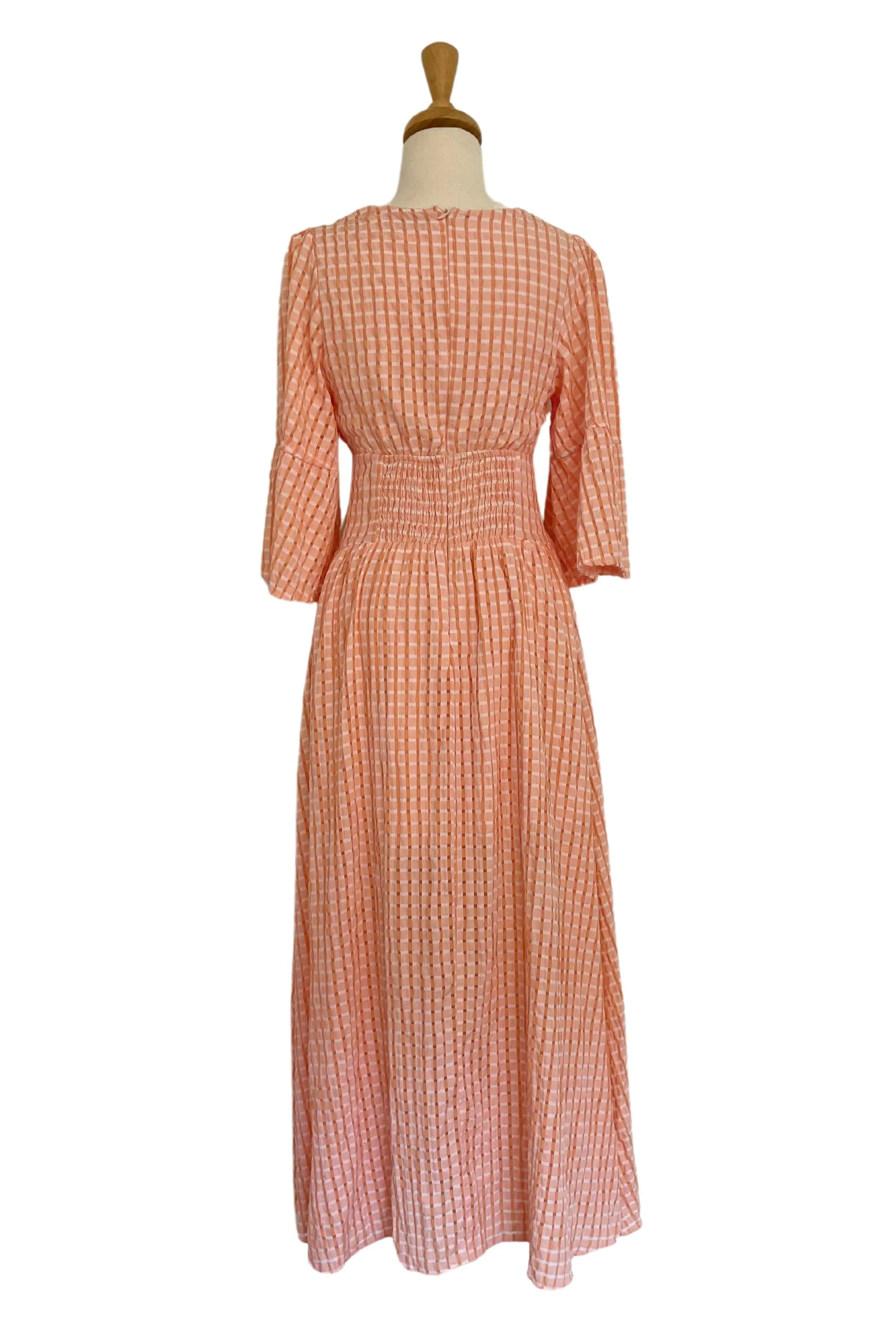 Chantel Peach Maxi Dress