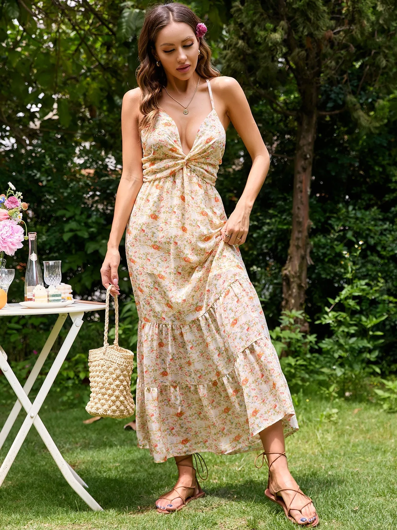 Crave Her Love Floral Maxi Dress