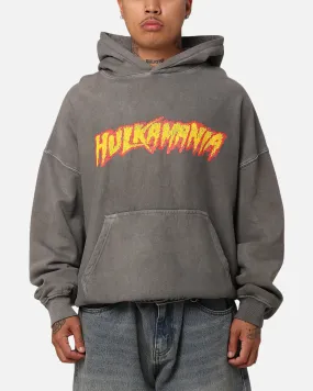 Culture Kings X WWE Hulk Hogan Hulkamania Premium Hoodie Washed Charcoal