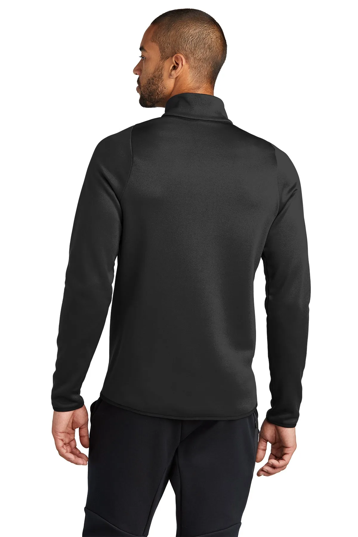 Custom Nike Therma-FIT Custom Quarter Zips, Team Black