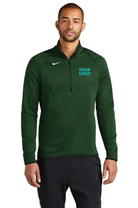 Custom Nike Therma-FIT Custom Quarter Zips, Team Dark Green