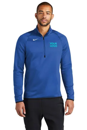 Custom Nike Therma-FIT Custom Quarter Zips, Team Royal