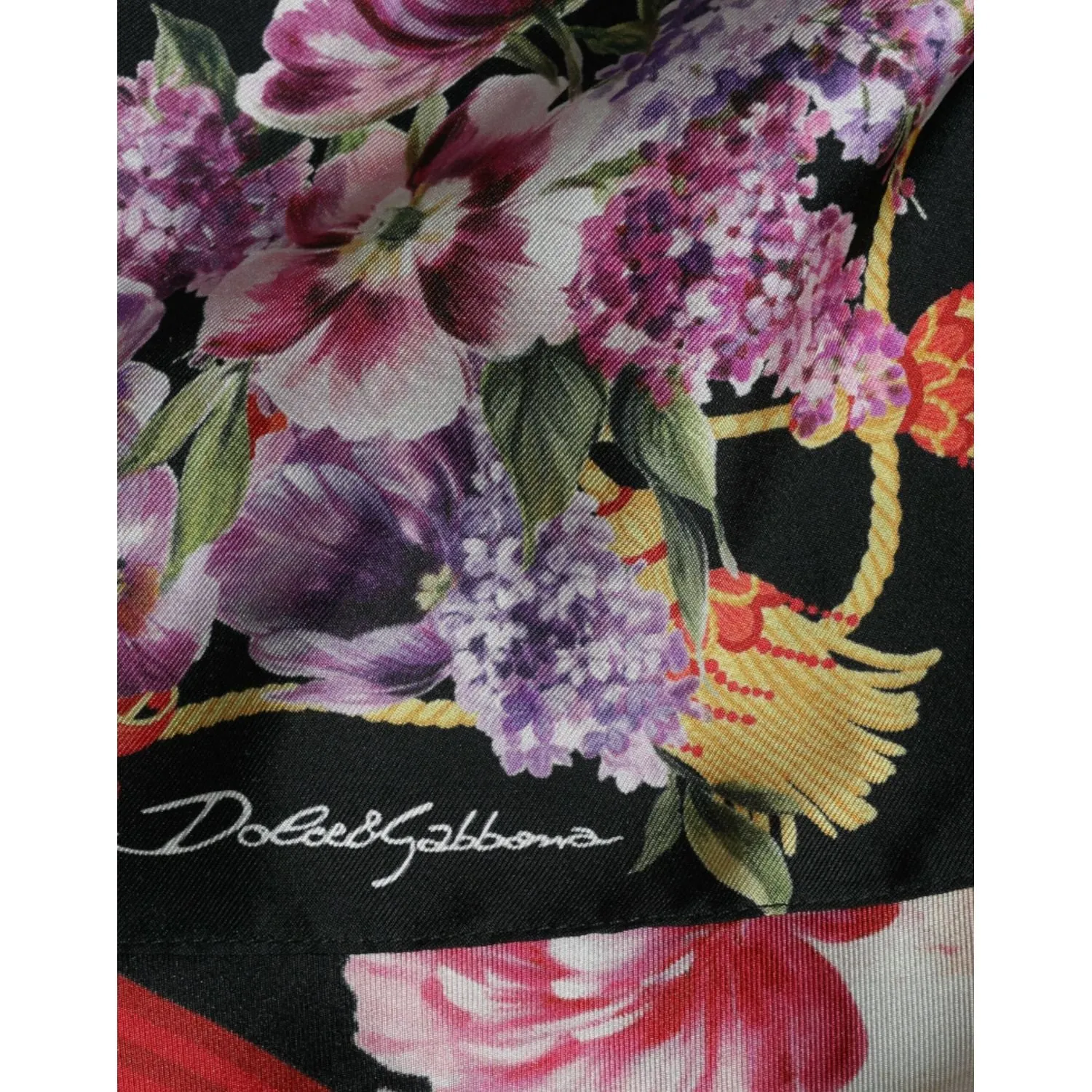 Dolce & Gabbana Elegant Floral Silk Maxi Dress