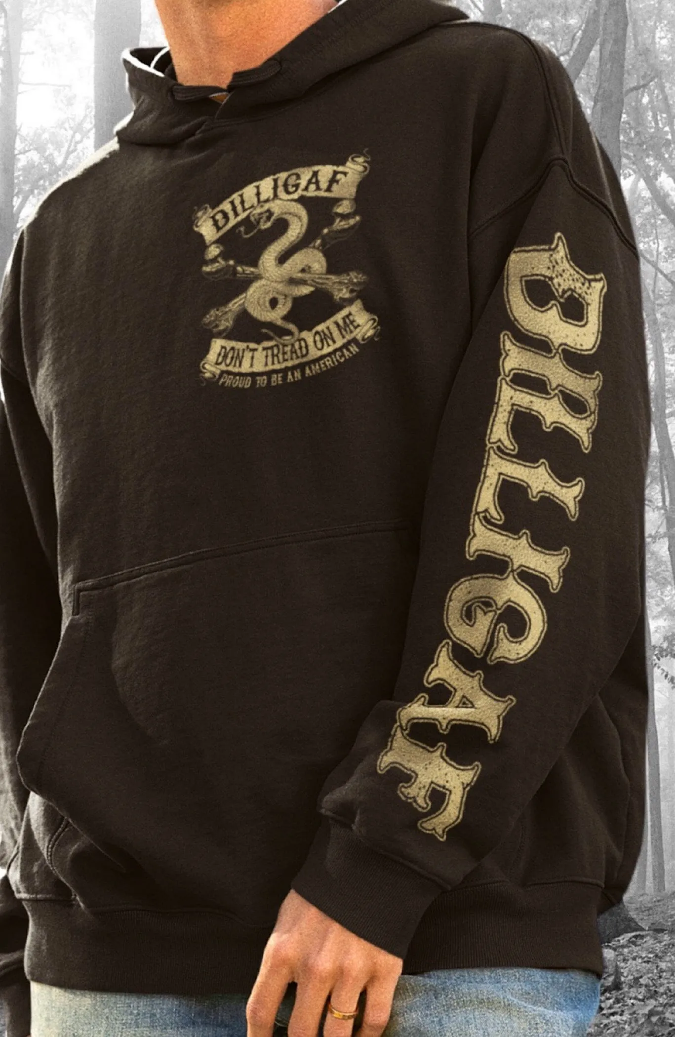 Don't Tread on Me Pullover Hoodie