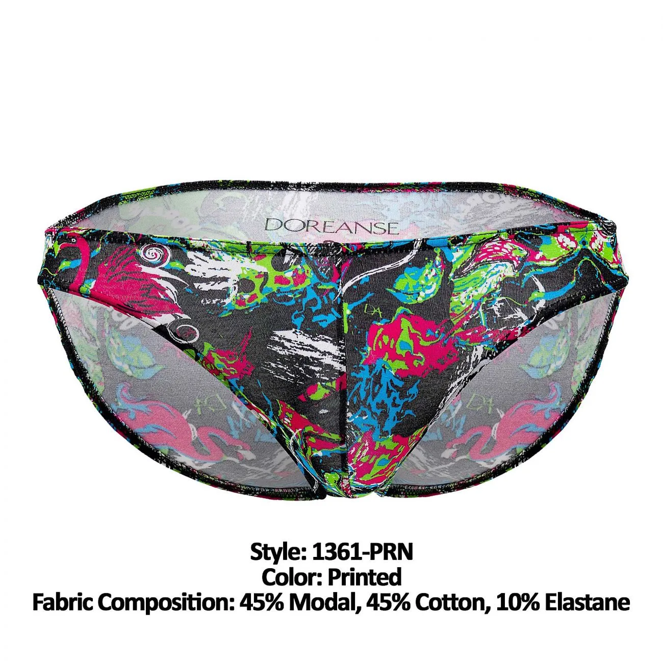 Doreanse 1361-PRN Dorian Brief Color Printed