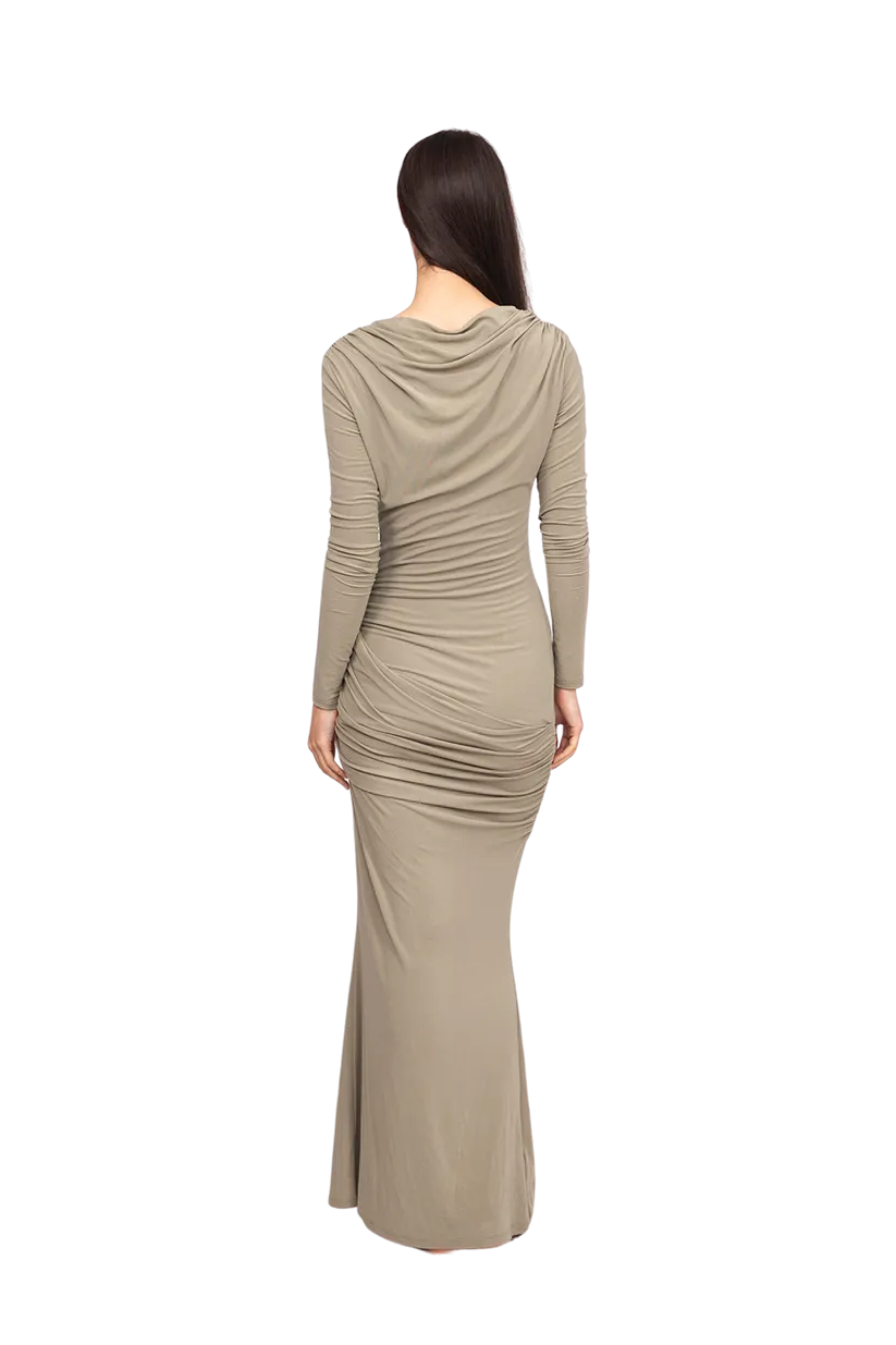 Draped Maxi Dress