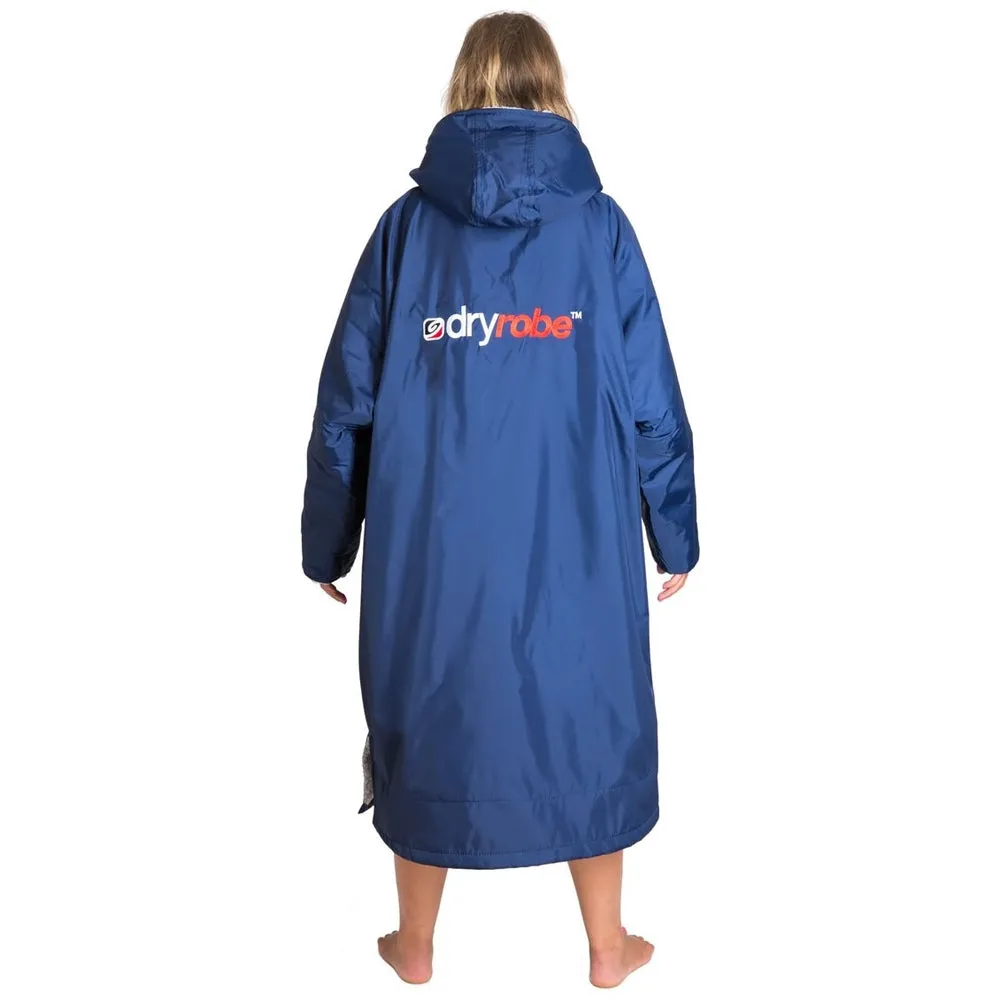 Dryrobe Advance Long Sleeve - Navy Grey Small