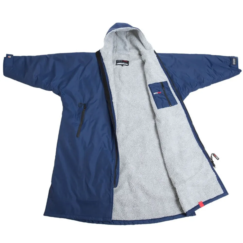 Dryrobe Advance Long Sleeve - Navy Grey Small