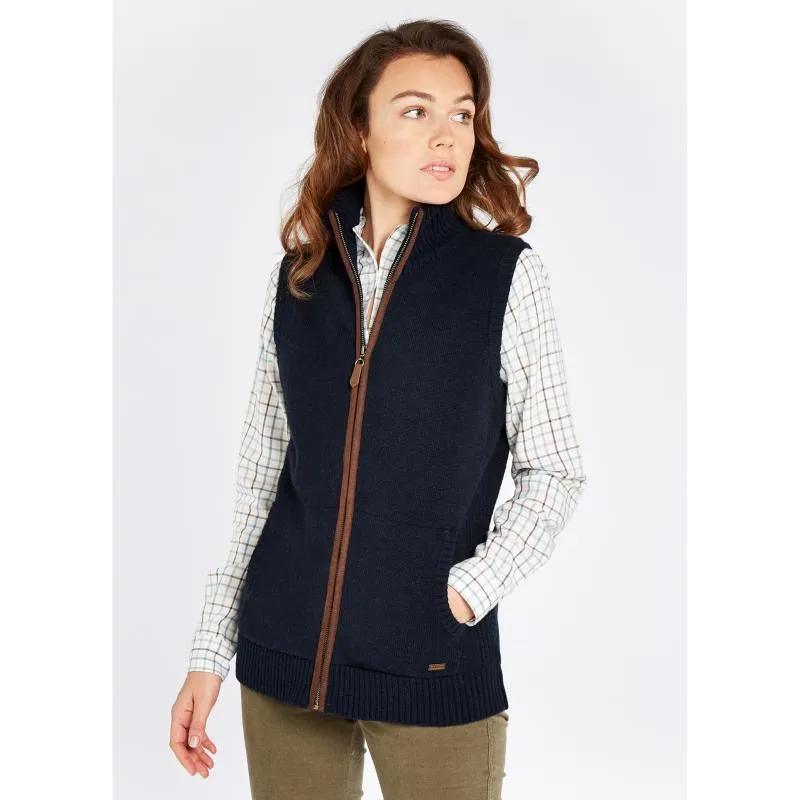 Dubarry Sheedy Ladies Wool Blend Gilet - Navy