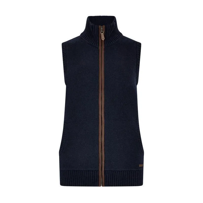 Dubarry Sheedy Ladies Wool Blend Gilet - Navy