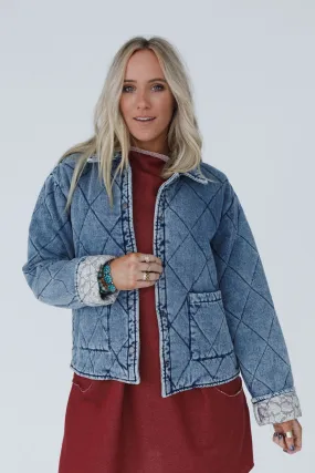 Echo Canyon Quilted Jacket - Medium Denim