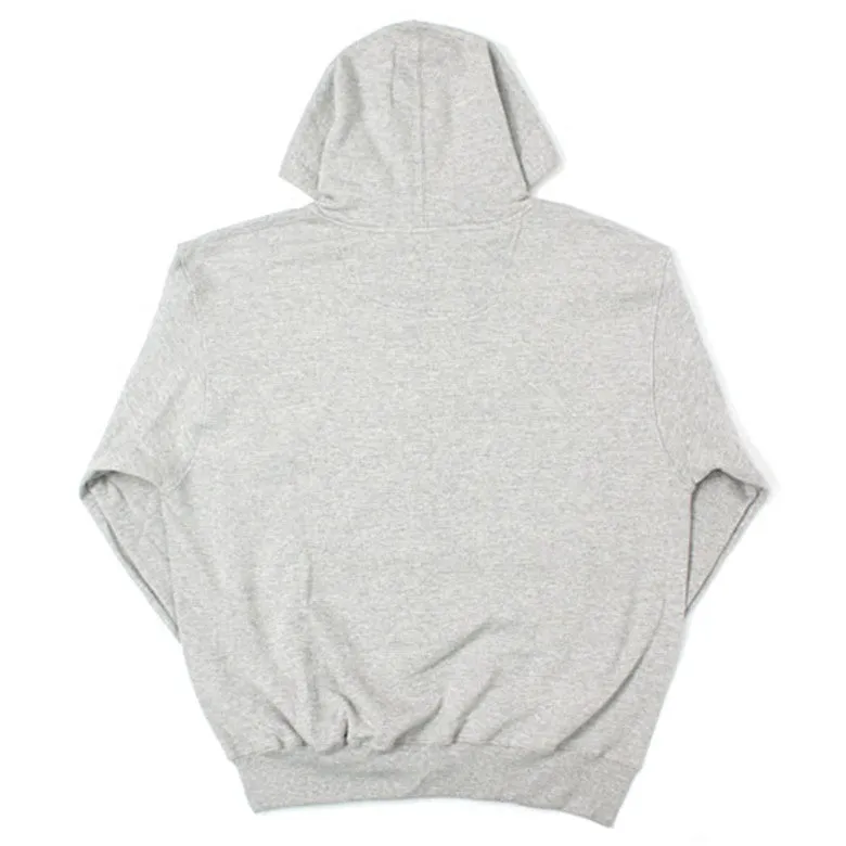 ECO FLEECE PULLOVER HOODIE SWEATSHIRT OXFORD GREY