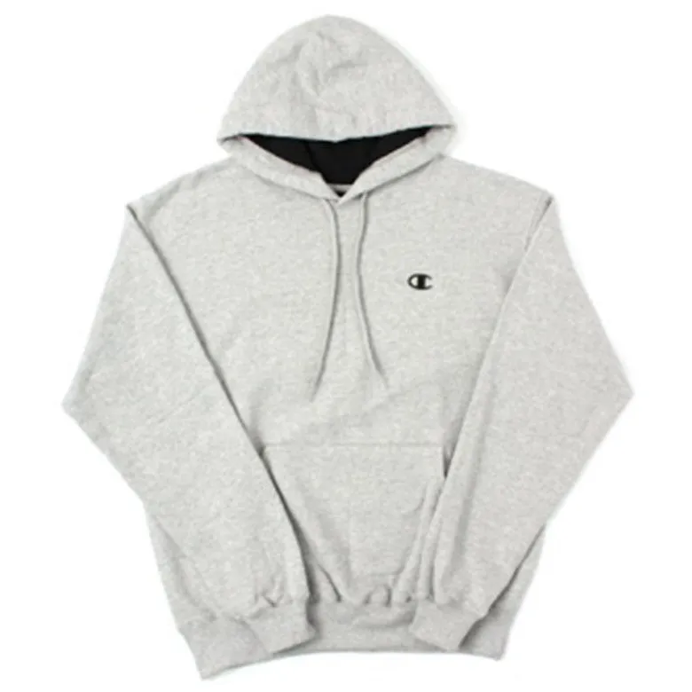 ECO FLEECE PULLOVER HOODIE SWEATSHIRT OXFORD GREY