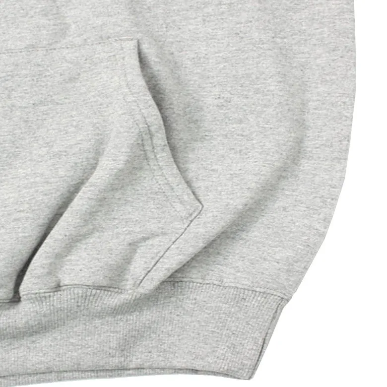 ECO FLEECE PULLOVER HOODIE SWEATSHIRT OXFORD GREY