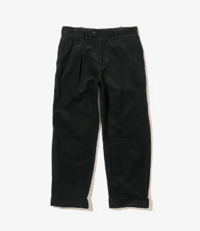 Engineered Garments Carlyle Pant - Black Cotton 8W Corduroy