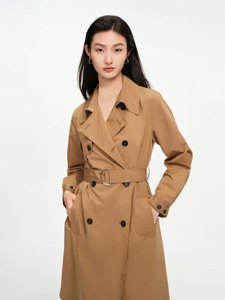 EP YAYING Loose-fit Trench Coat