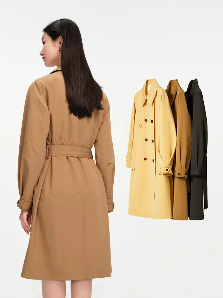 EP YAYING Loose-fit Trench Coat