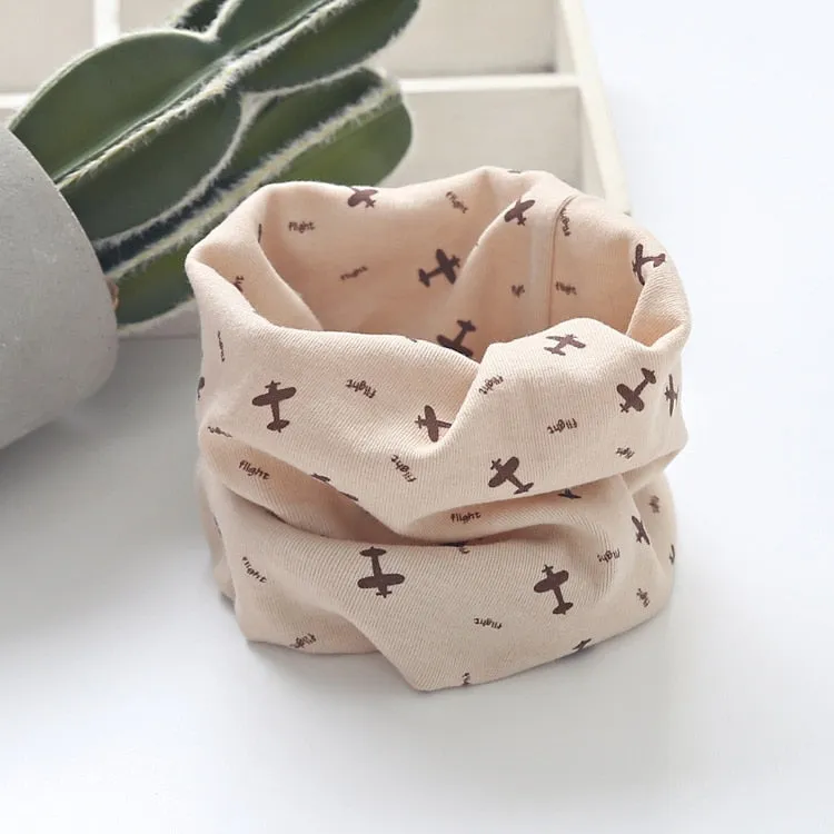 Fashion Autumn Winter Baby Boy Girl Warm Cotton Collar Neckerchief Children Scarves Kids O Ring Neck Scarf Gaiter Neck for Kids