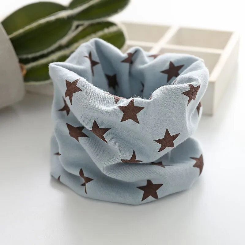 Fashion Autumn Winter Baby Boy Girl Warm Cotton Collar Neckerchief Children Scarves Kids O Ring Neck Scarf Gaiter Neck for Kids