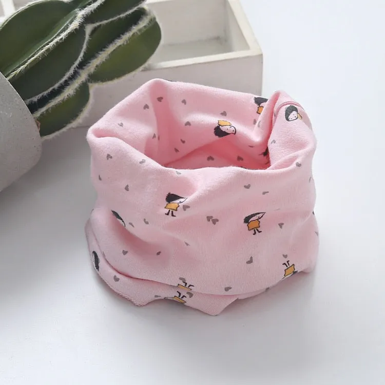 Fashion Autumn Winter Baby Boy Girl Warm Cotton Collar Neckerchief Children Scarves Kids O Ring Neck Scarf Gaiter Neck for Kids