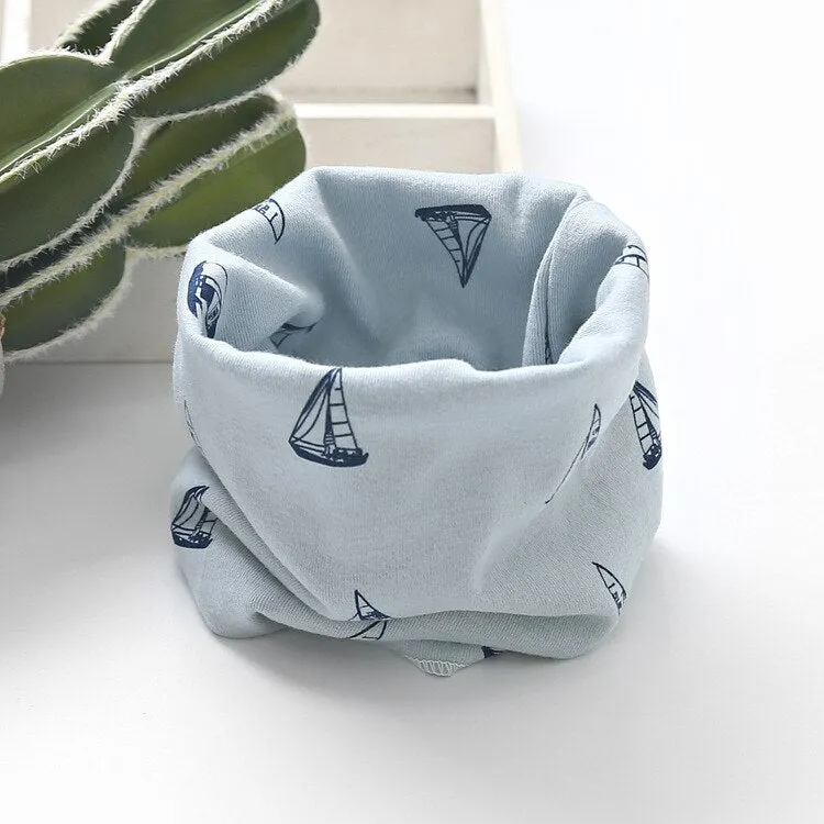 Fashion Autumn Winter Baby Boy Girl Warm Cotton Collar Neckerchief Children Scarves Kids O Ring Neck Scarf Gaiter Neck for Kids