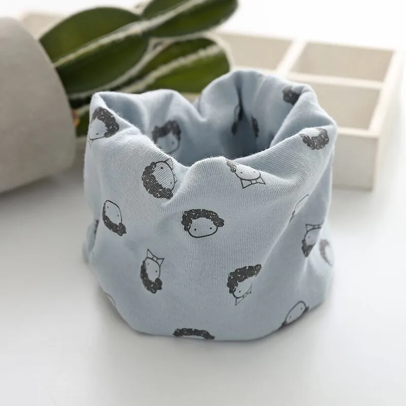 Fashion Autumn Winter Baby Boy Girl Warm Cotton Collar Neckerchief Children Scarves Kids O Ring Neck Scarf Gaiter Neck for Kids