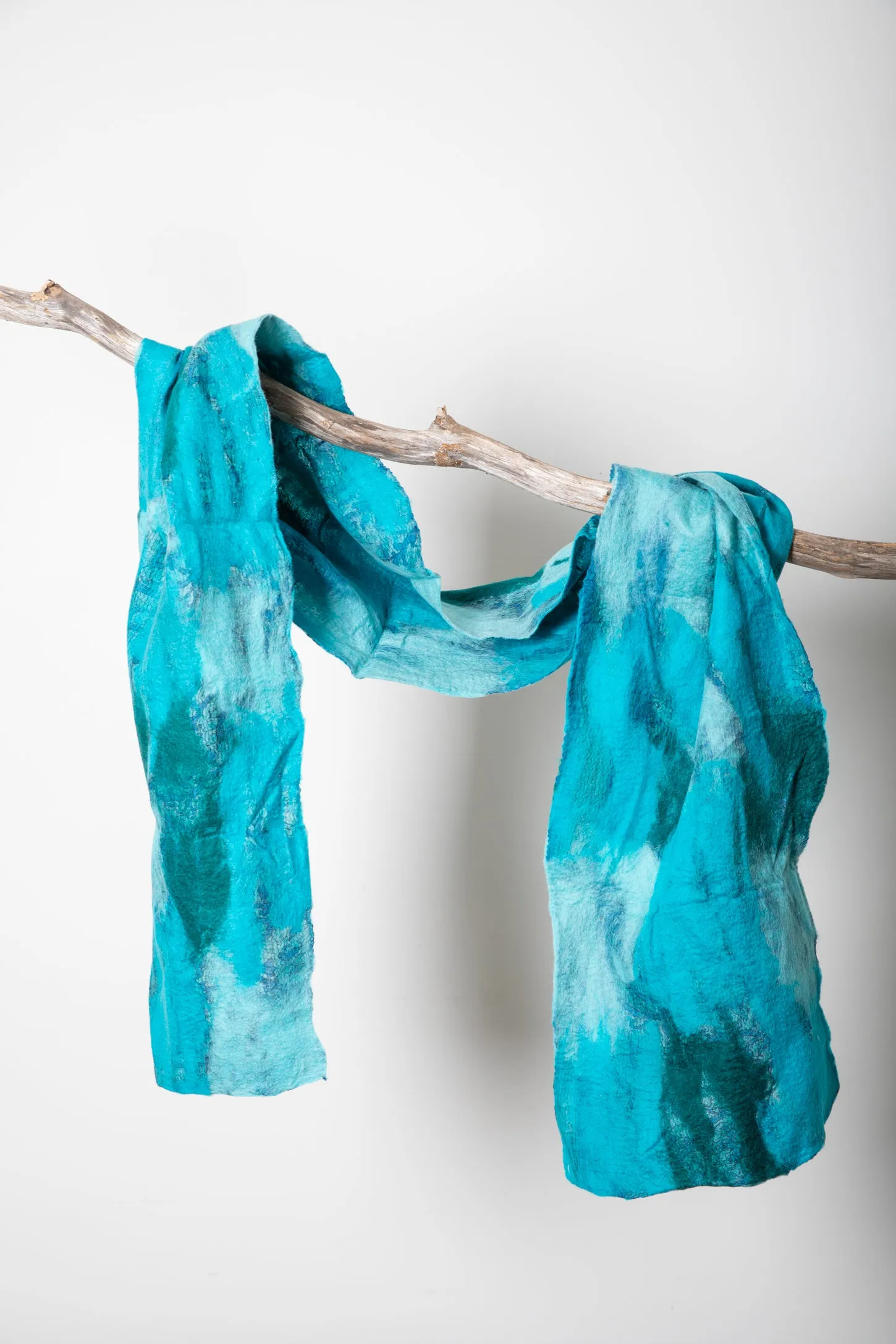 Felted Silk Scarf