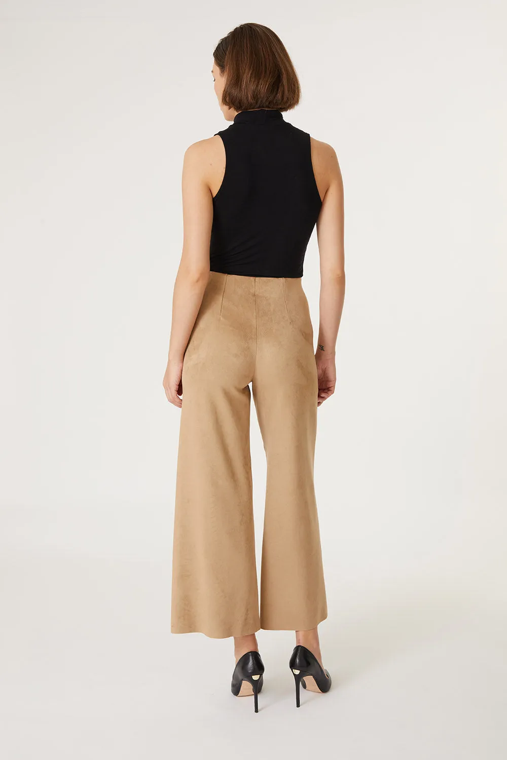 Fiona Faux Suede Wide Leg