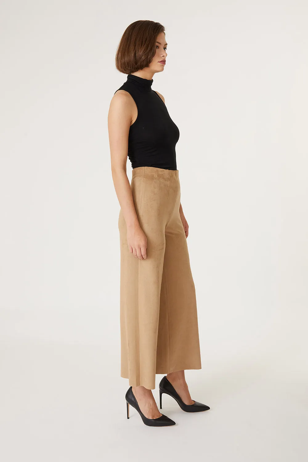 Fiona Faux Suede Wide Leg